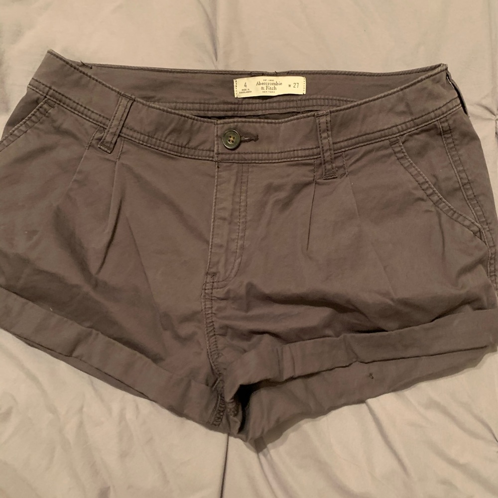 Gray Abercrombie shorts